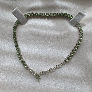 Amina Muaddi Tennis Anklet